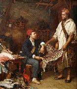 John Evan Hodgson The french naturalist in Algiers Germany oil painting artist
